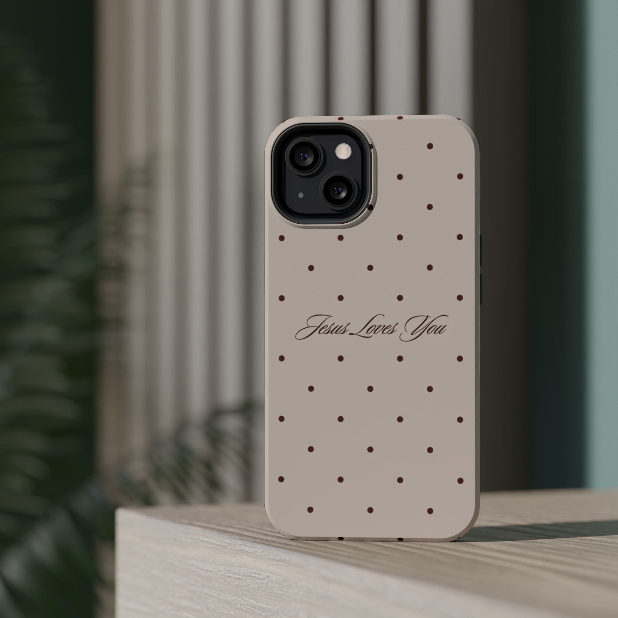 MagSafe Brown Polka Dot