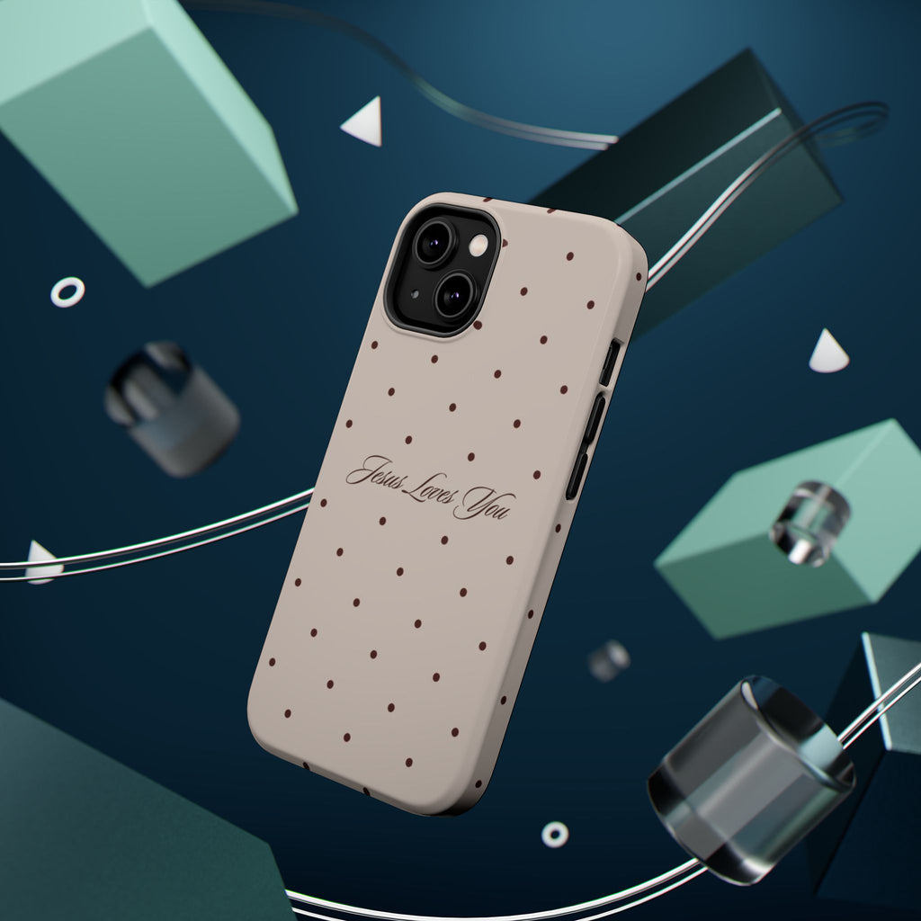 MagSafe Brown Polka Dot