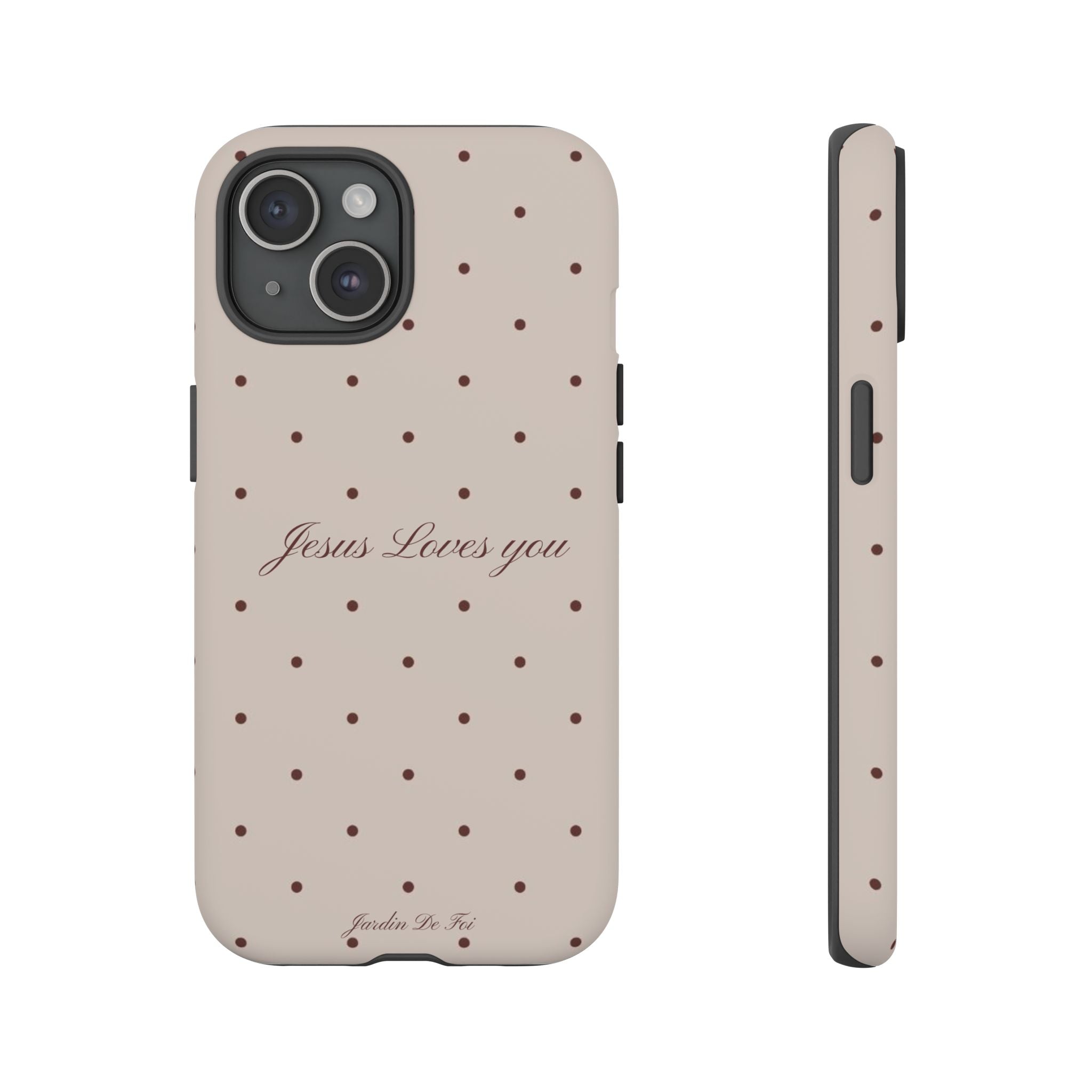 Brown Polka Dot Case