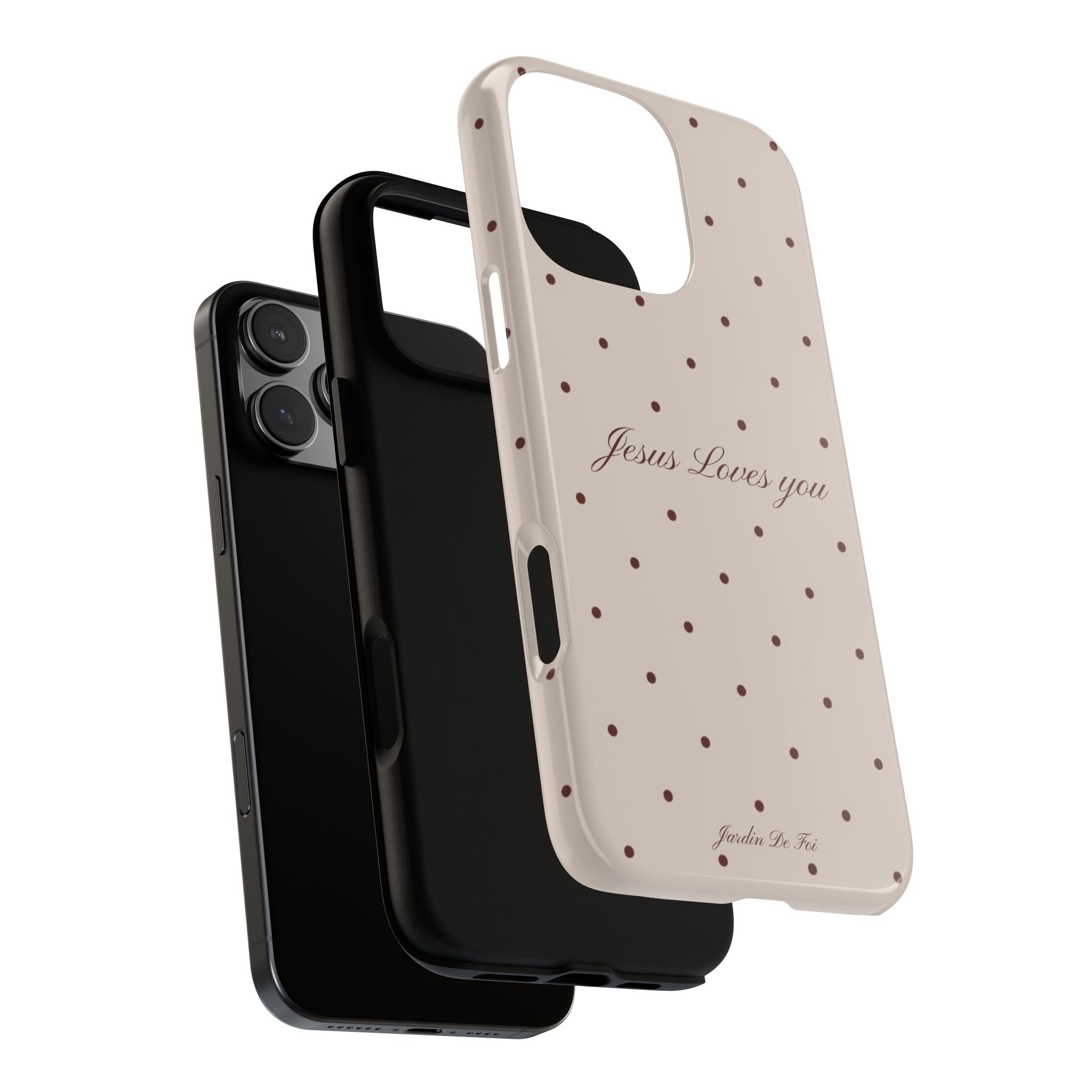 Brown Polka Dot Case