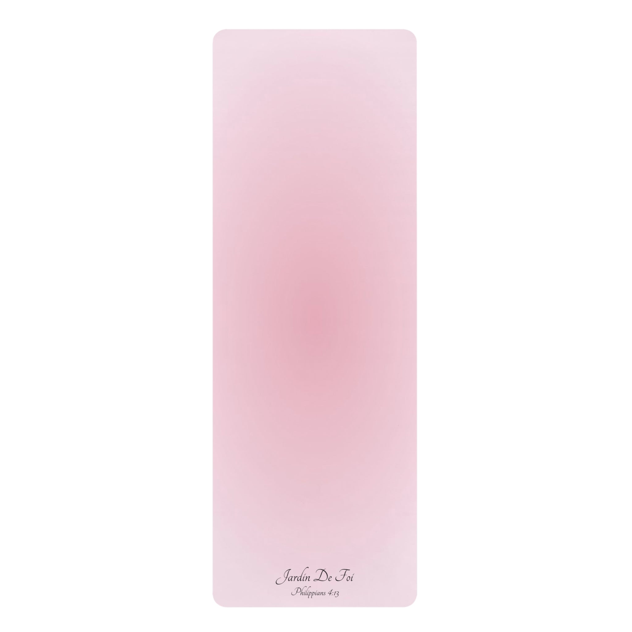 Pink Rubber Yoga Mat