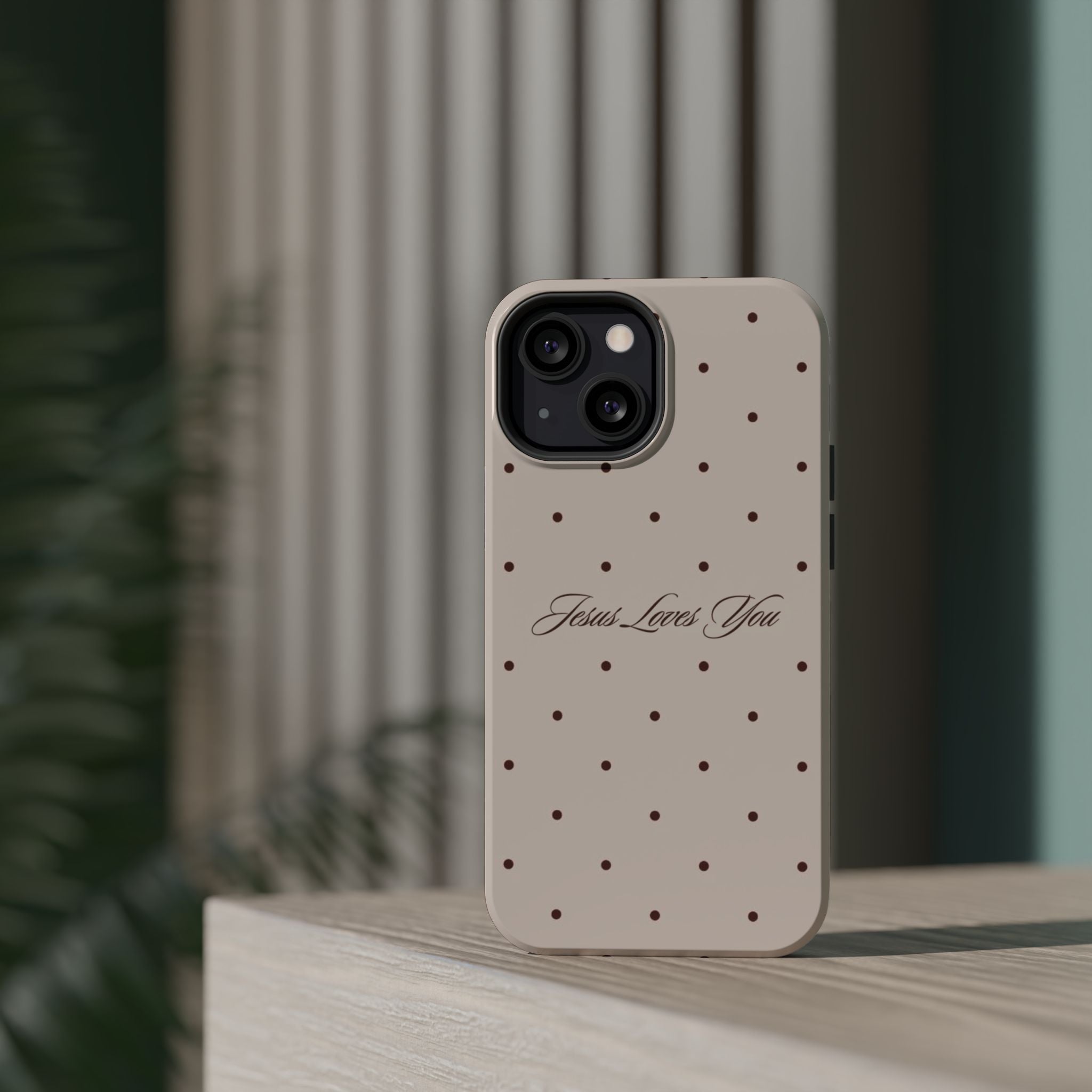 MagSafe Brown Polka Dot
