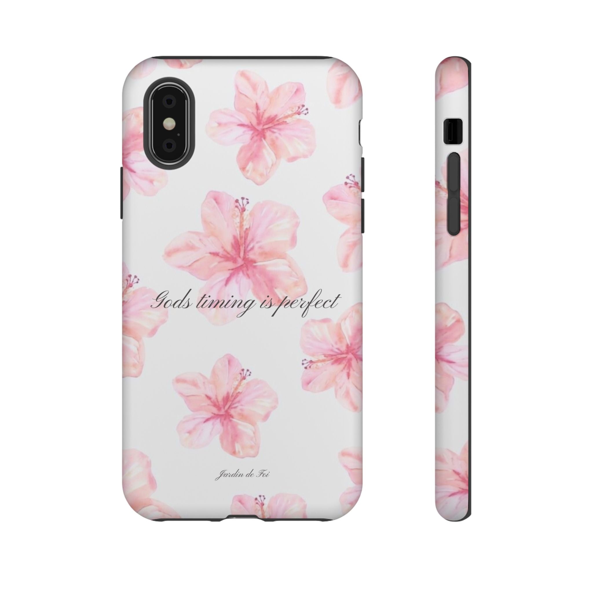 Gods Timing is Perfect Flower Case