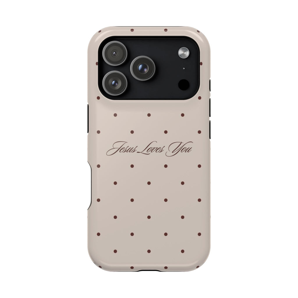 MagSafe Brown Polka Dot