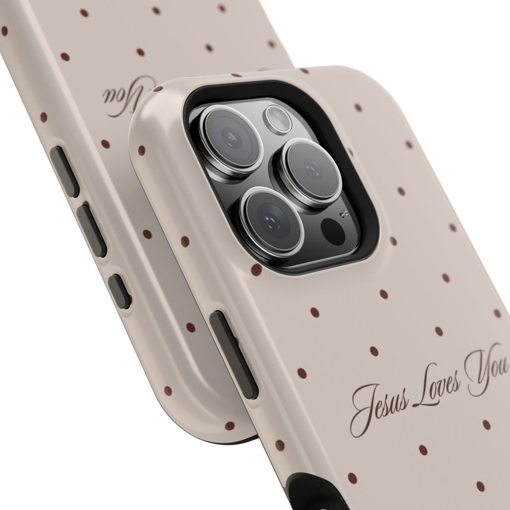 MagSafe Brown Polka Dot