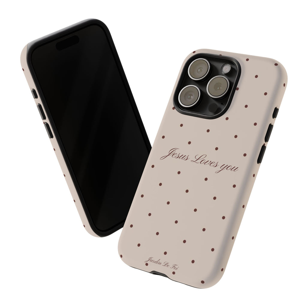Brown Polka Dot Case