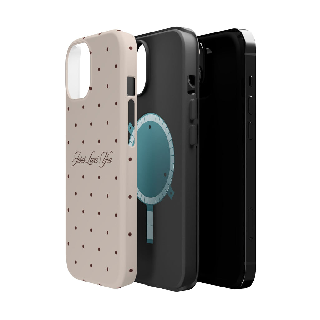 MagSafe Brown Polka Dot