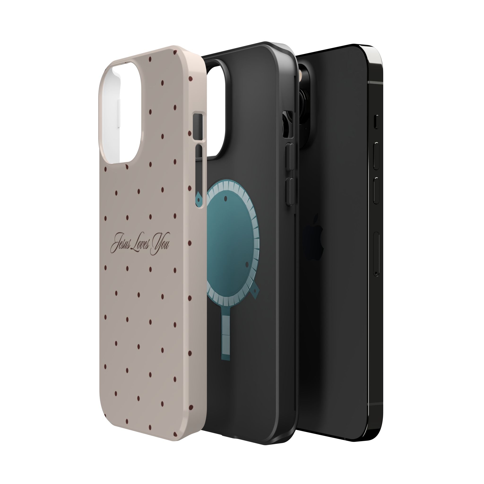 MagSafe Brown Polka Dot