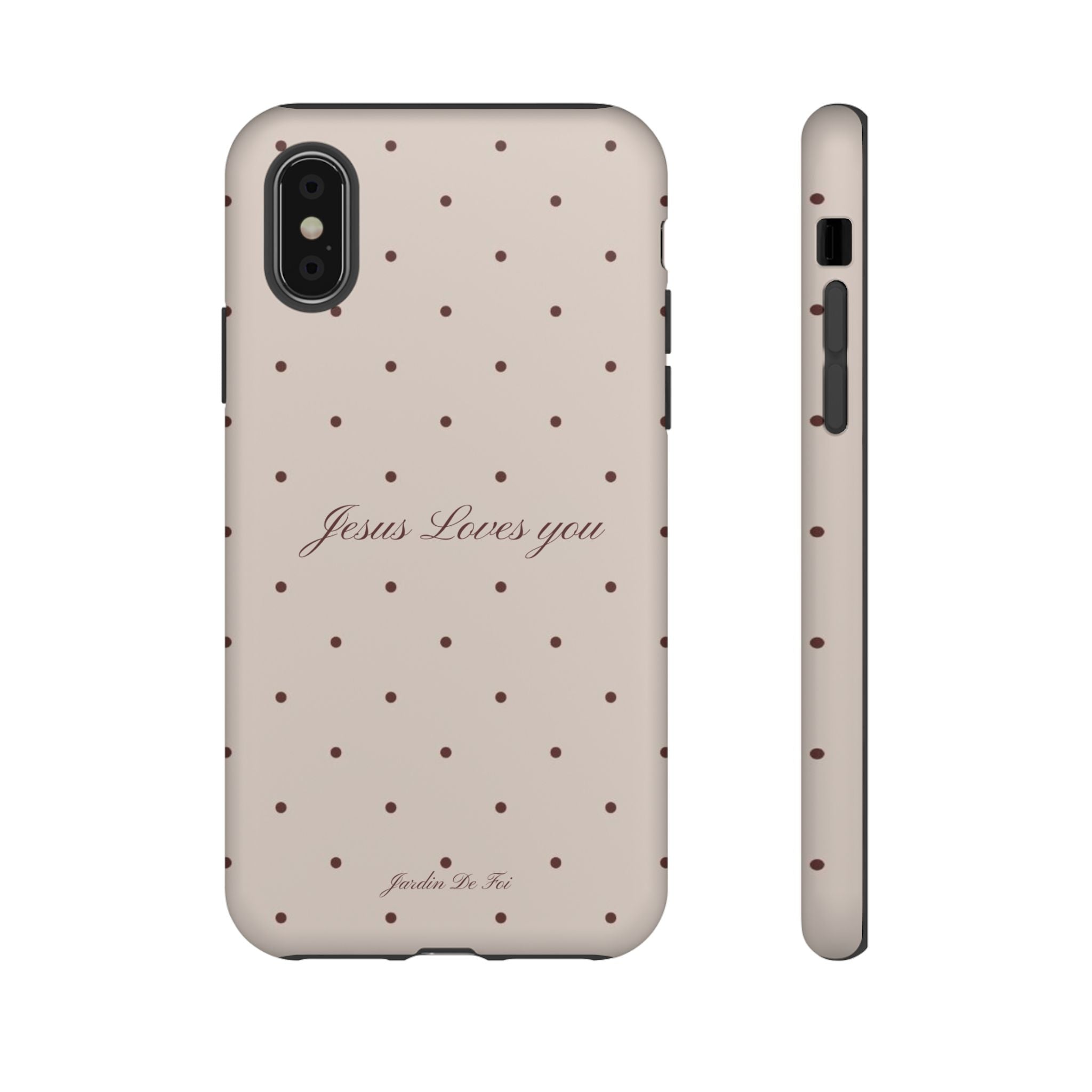 Brown Polka Dot Case