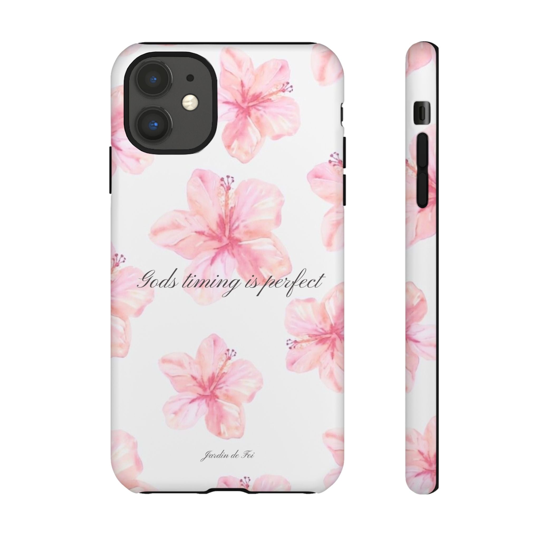 Gods Timing is Perfect Flower Case