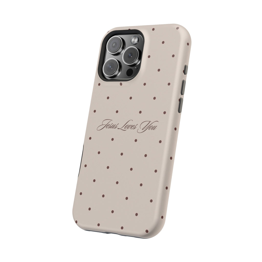MagSafe Brown Polka Dot