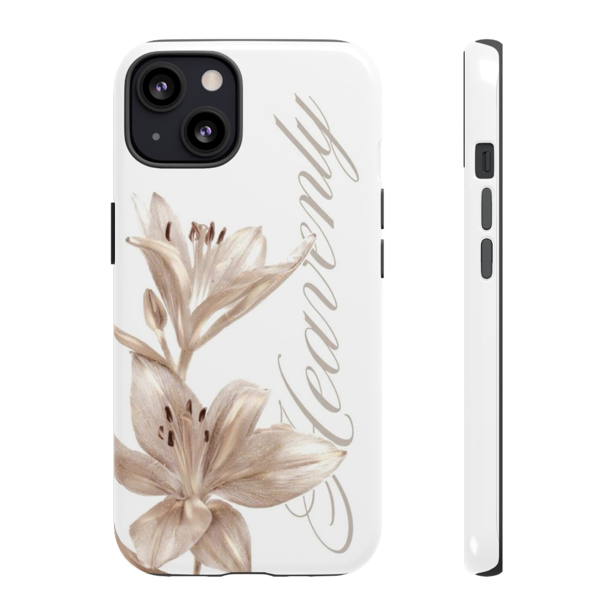Floral 'Heavenly' Phone Case — Elegant Lily Protective Cover