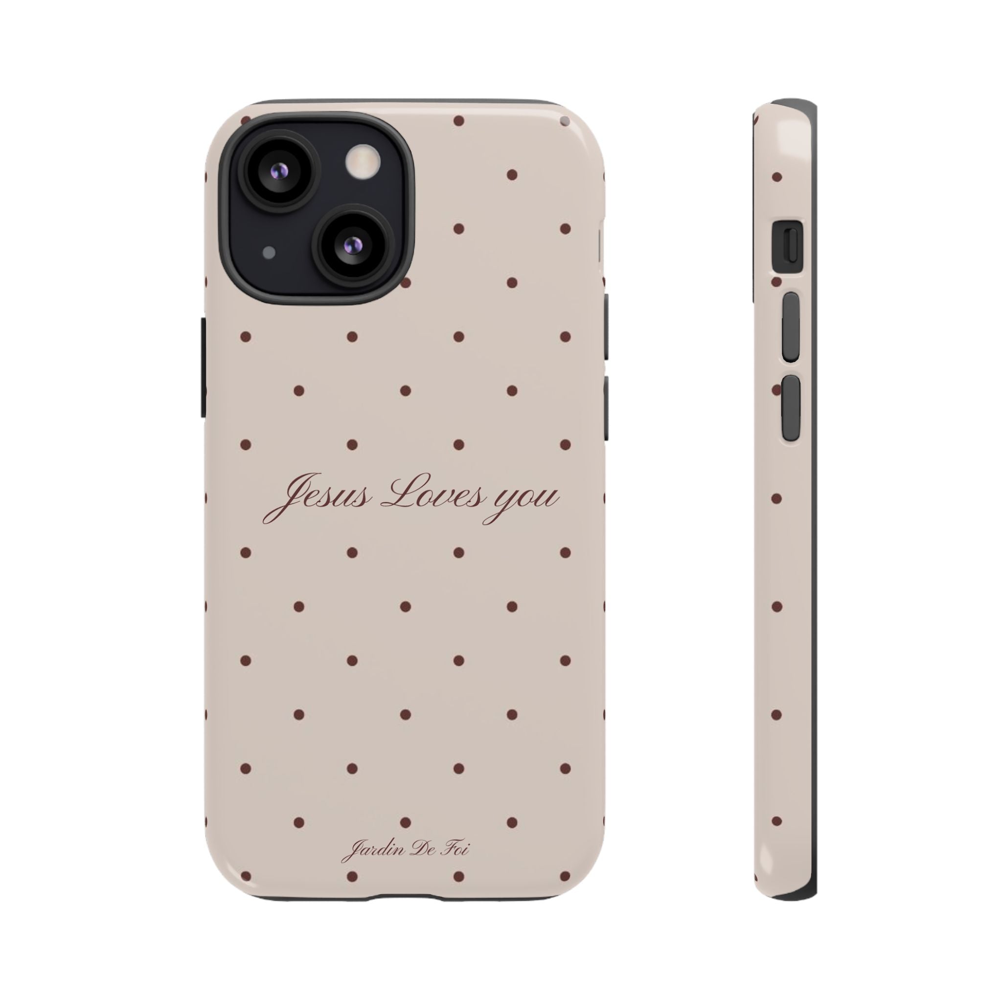 Brown Polka Dot Case