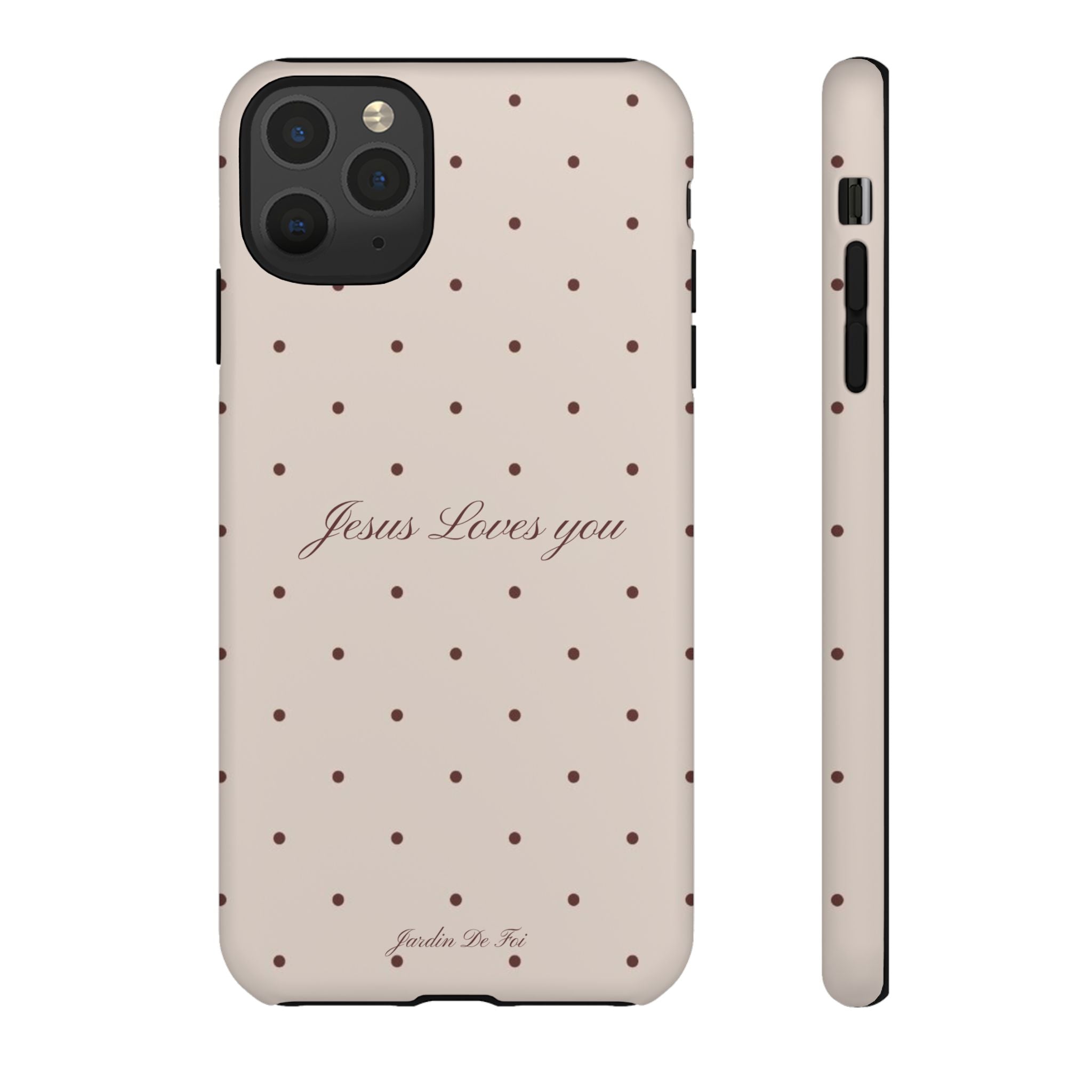 Brown Polka Dot Case