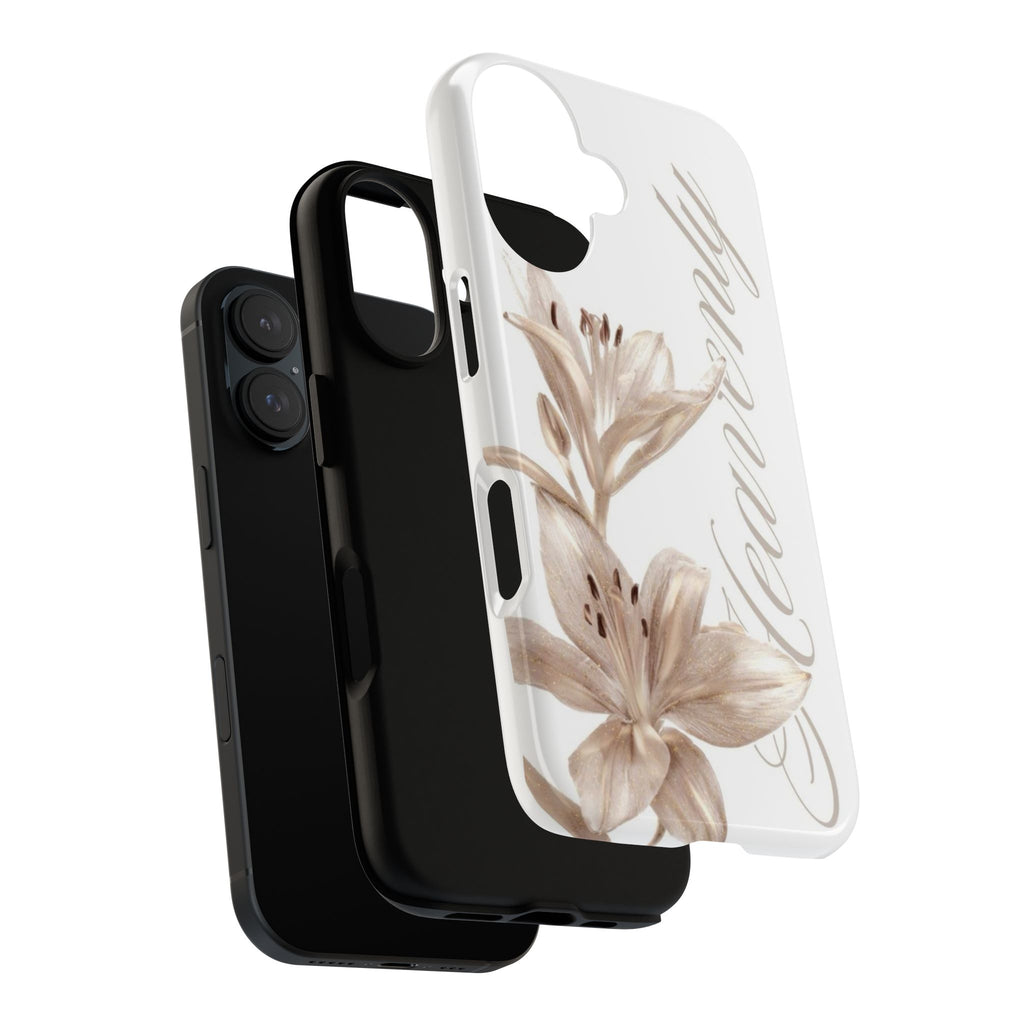 Floral 'Heavenly' Phone Case — Elegant Lily Protective Cover