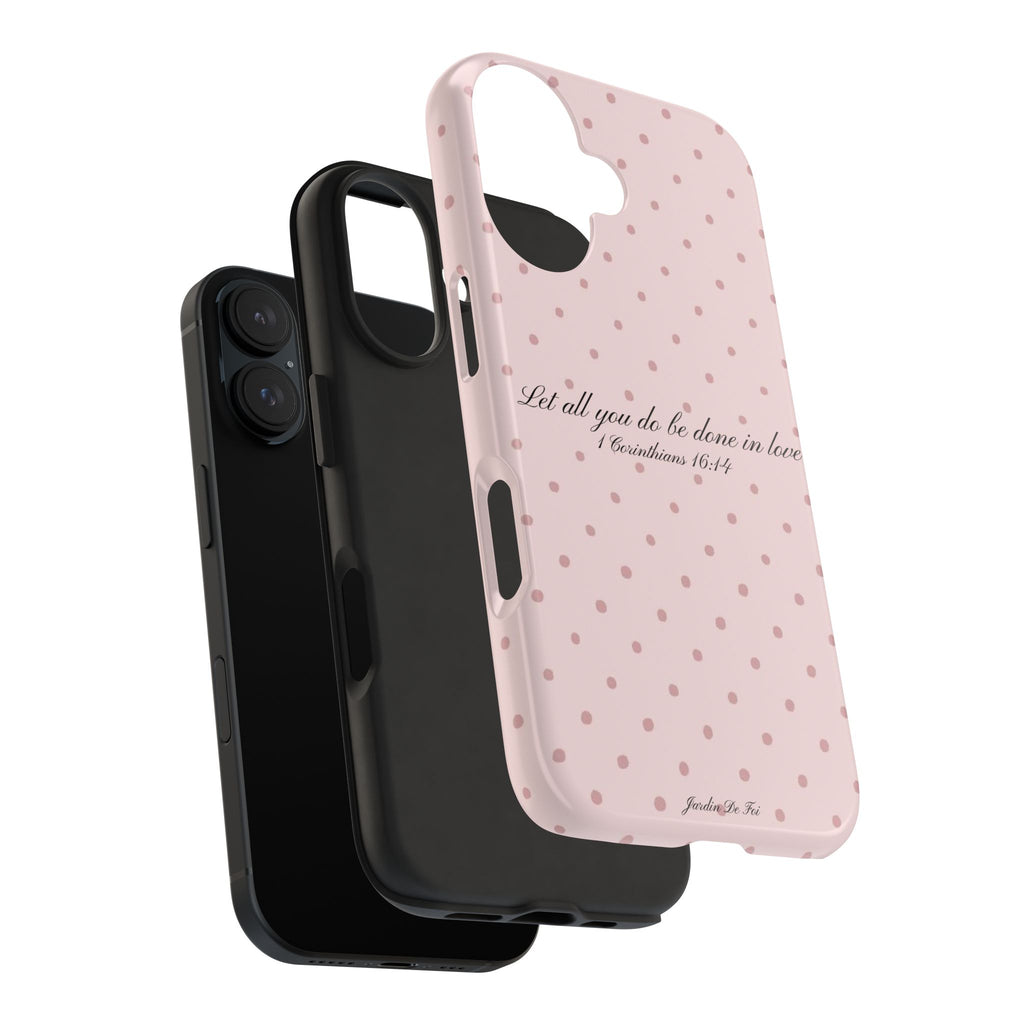 Pink Polka Dot Case