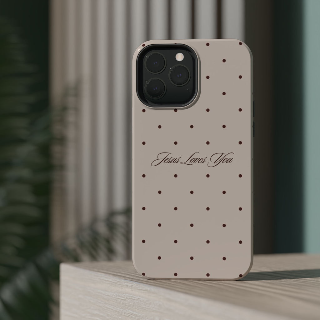 MagSafe Brown Polka Dot