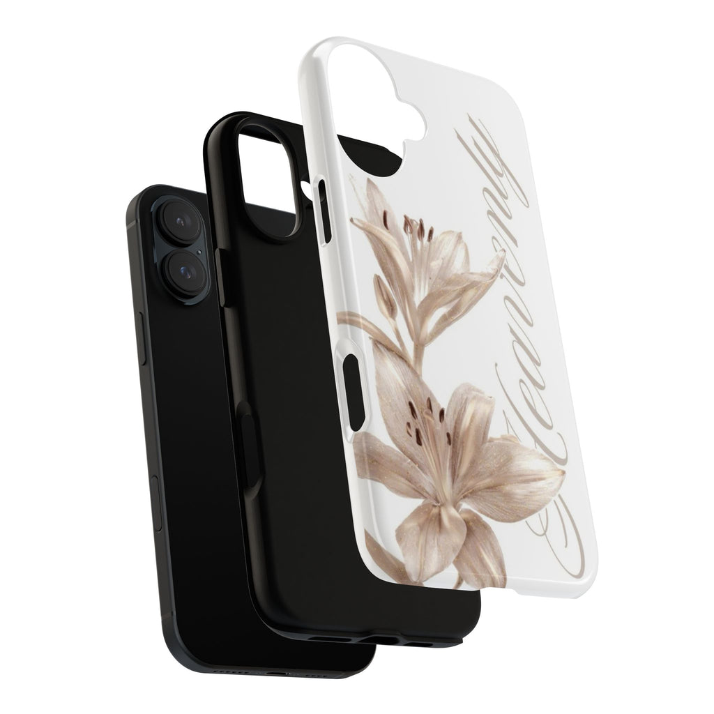 Floral 'Heavenly' Phone Case — Elegant Lily Protective Cover