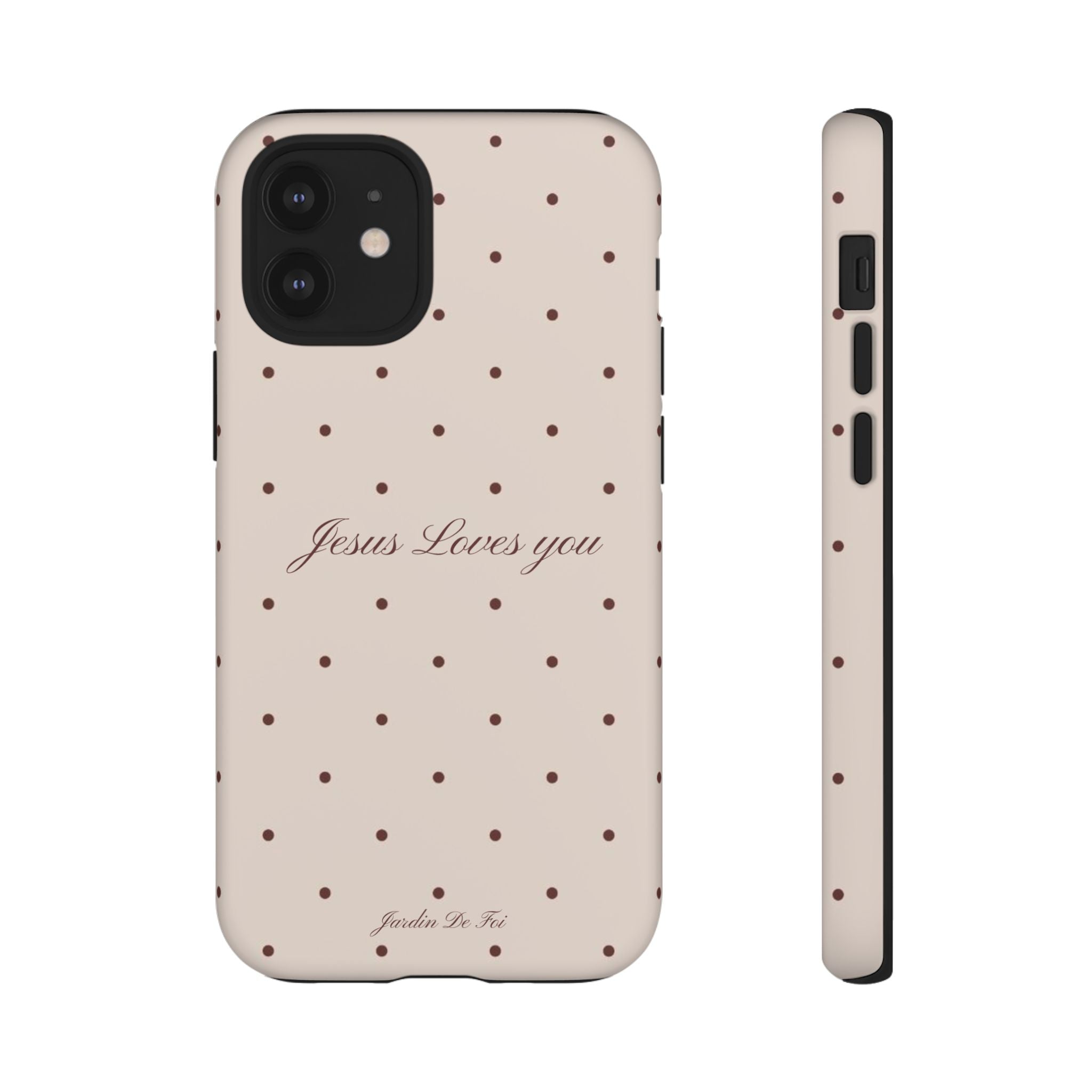Brown Polka Dot Case