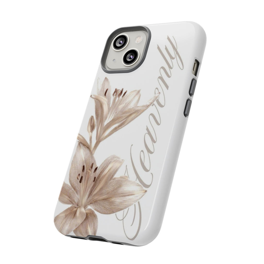 Floral 'Heavenly' Phone Case — Elegant Lily Protective Cover