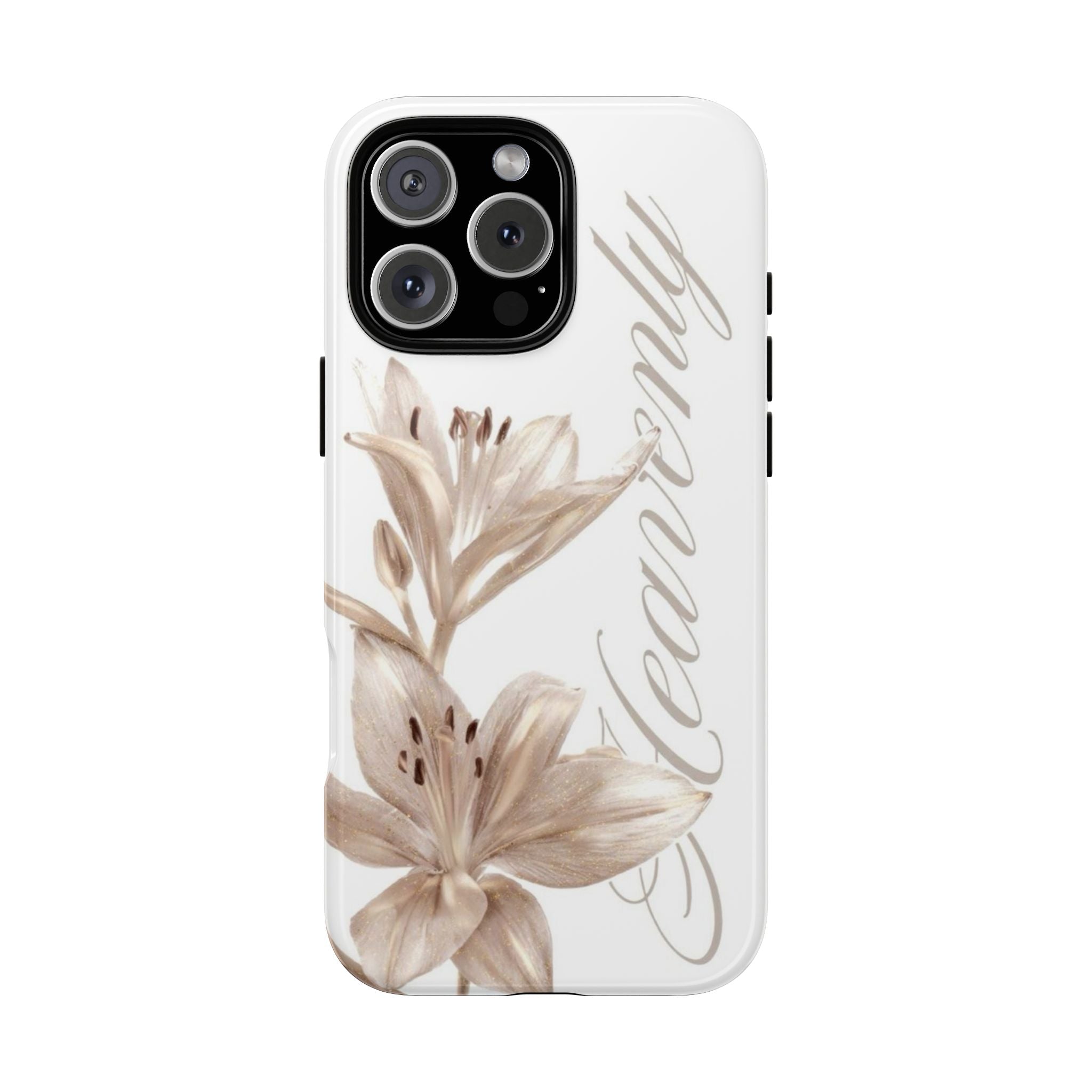 Floral 'Heavenly' Phone Case — Elegant Lily Protective Cover