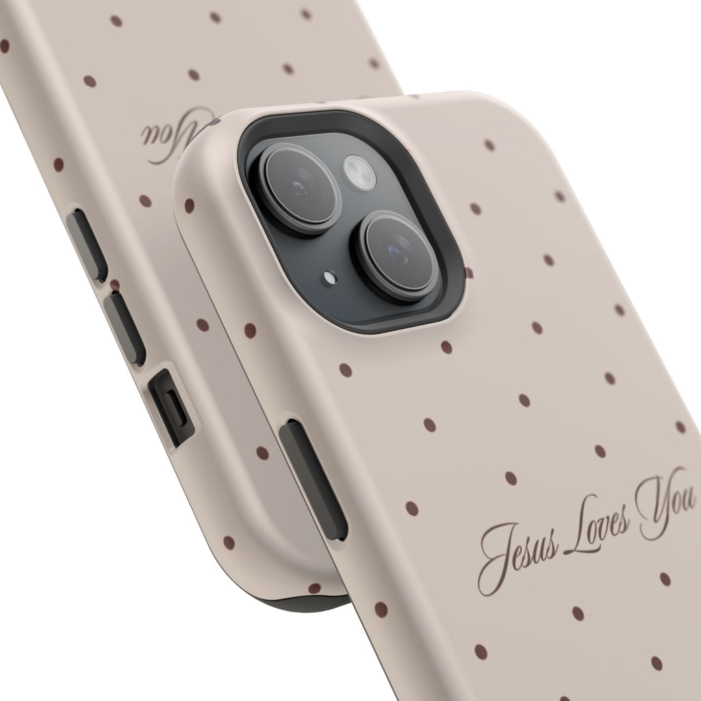 MagSafe Brown Polka Dot