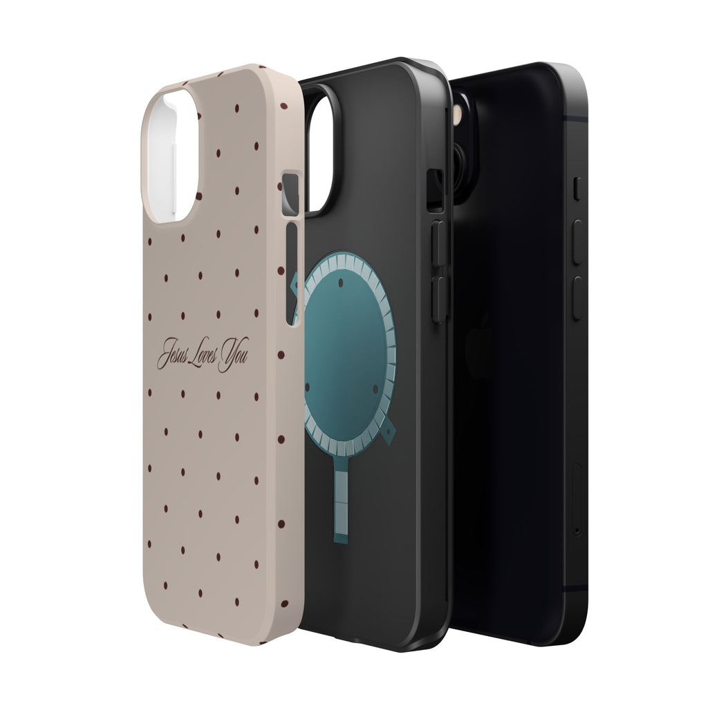 MagSafe Brown Polka Dot