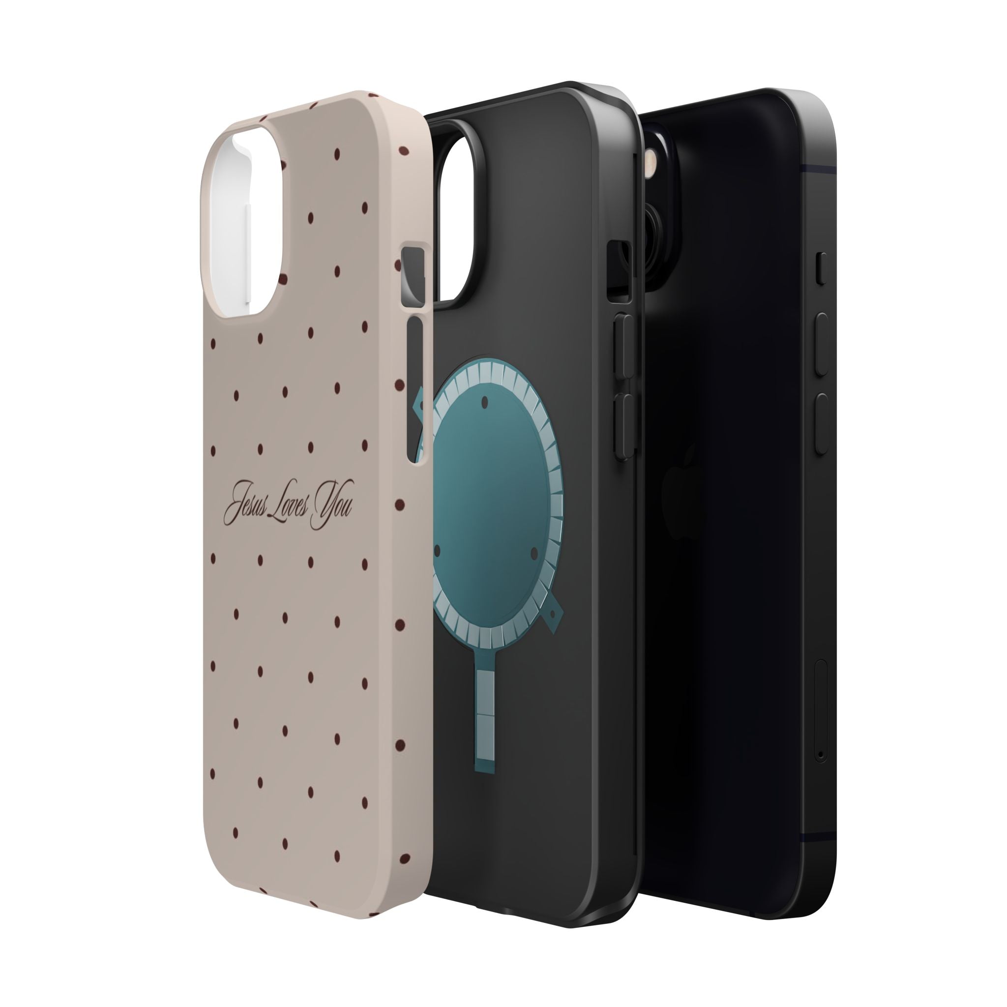 MagSafe Brown Polka Dot