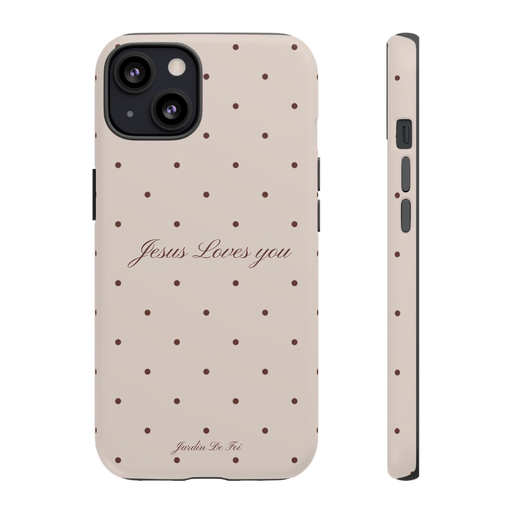 Brown Polka Dot Case