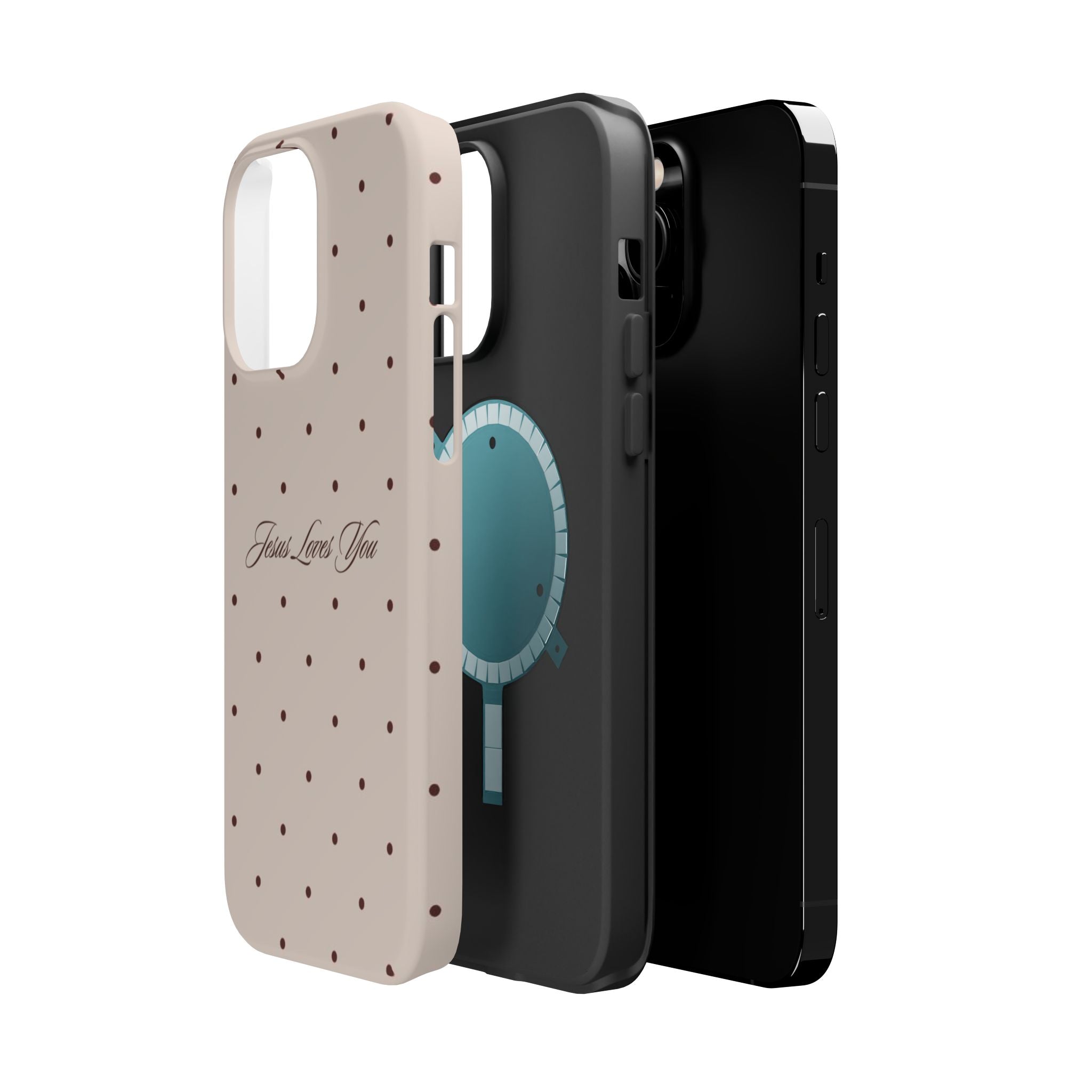 MagSafe Brown Polka Dot