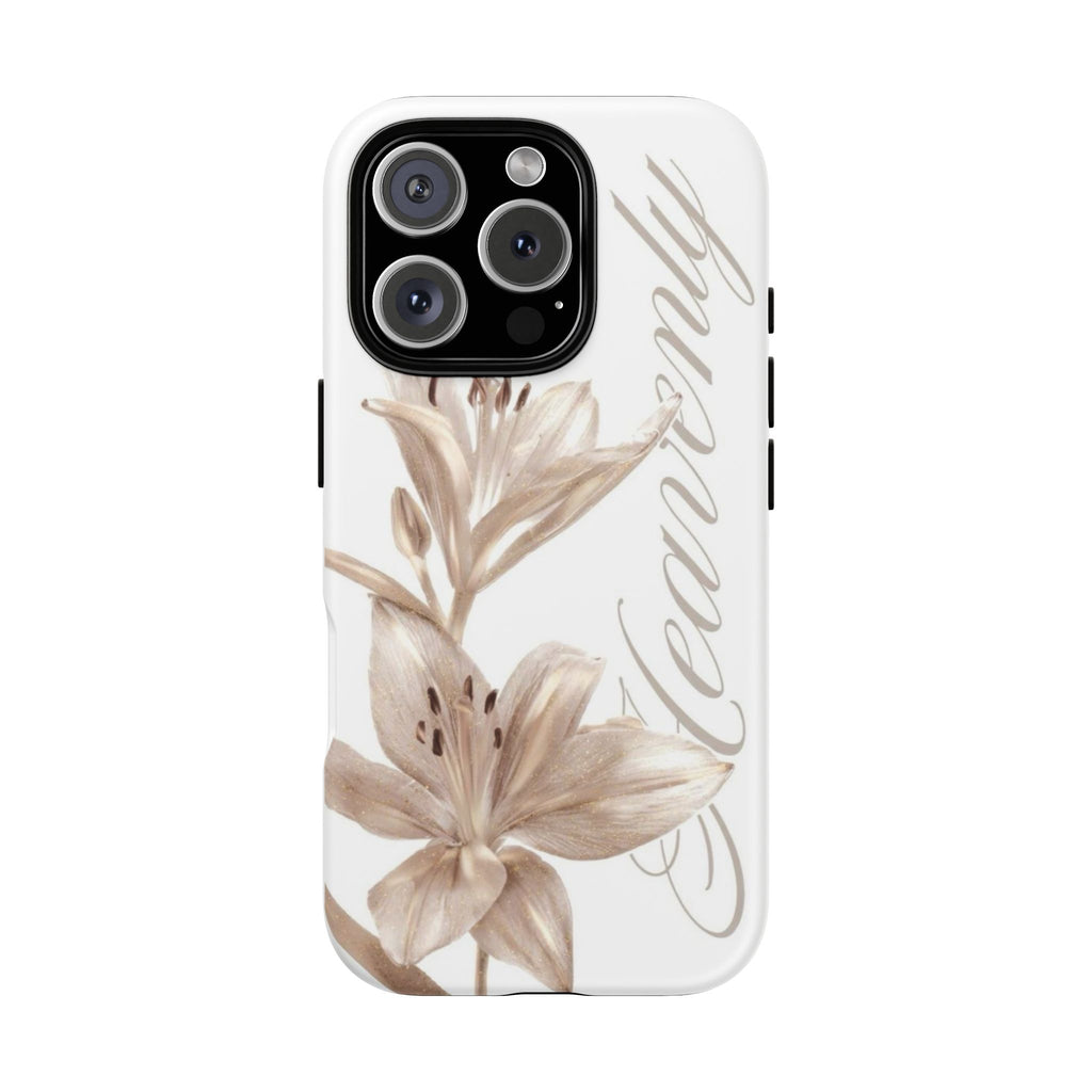 Floral 'Heavenly' Phone Case — Elegant Lily Protective Cover