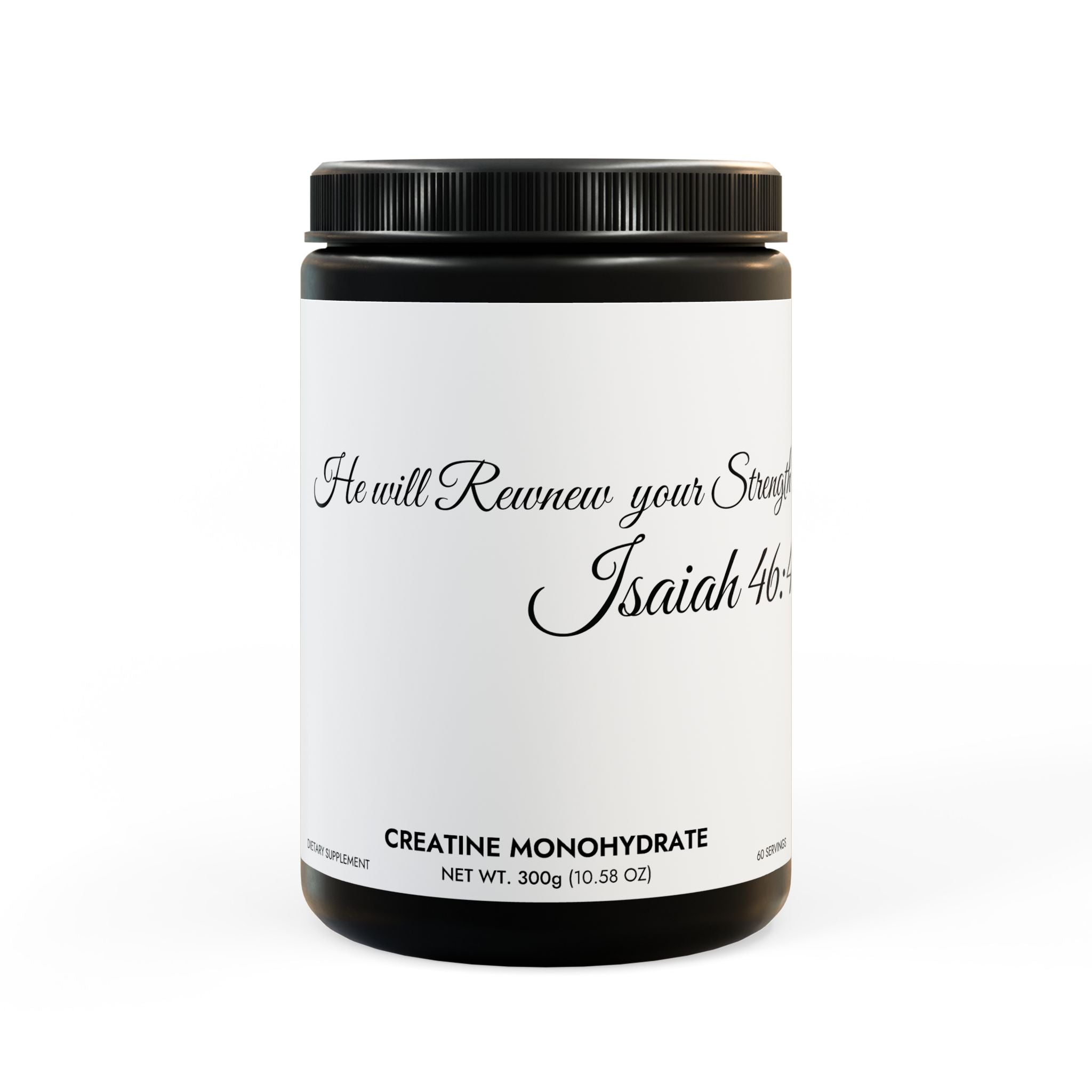 Creatine Monohydrate Supplement (300g, 10.58oz)