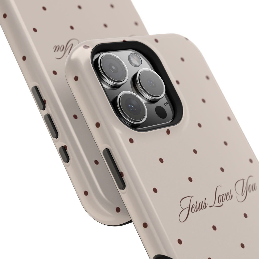 MagSafe Brown Polka Dot
