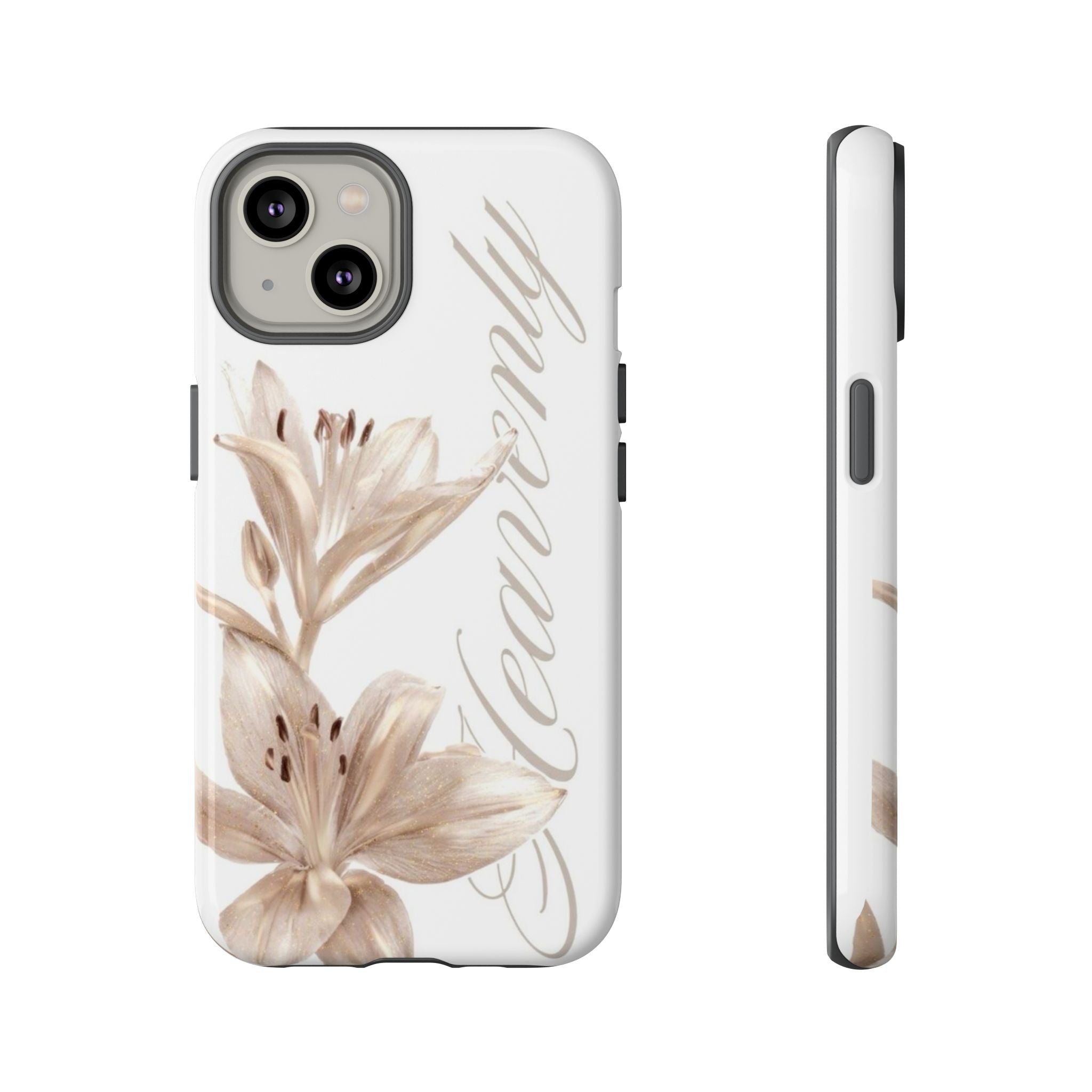 Floral 'Heavenly' Phone Case — Elegant Lily Protective Cover