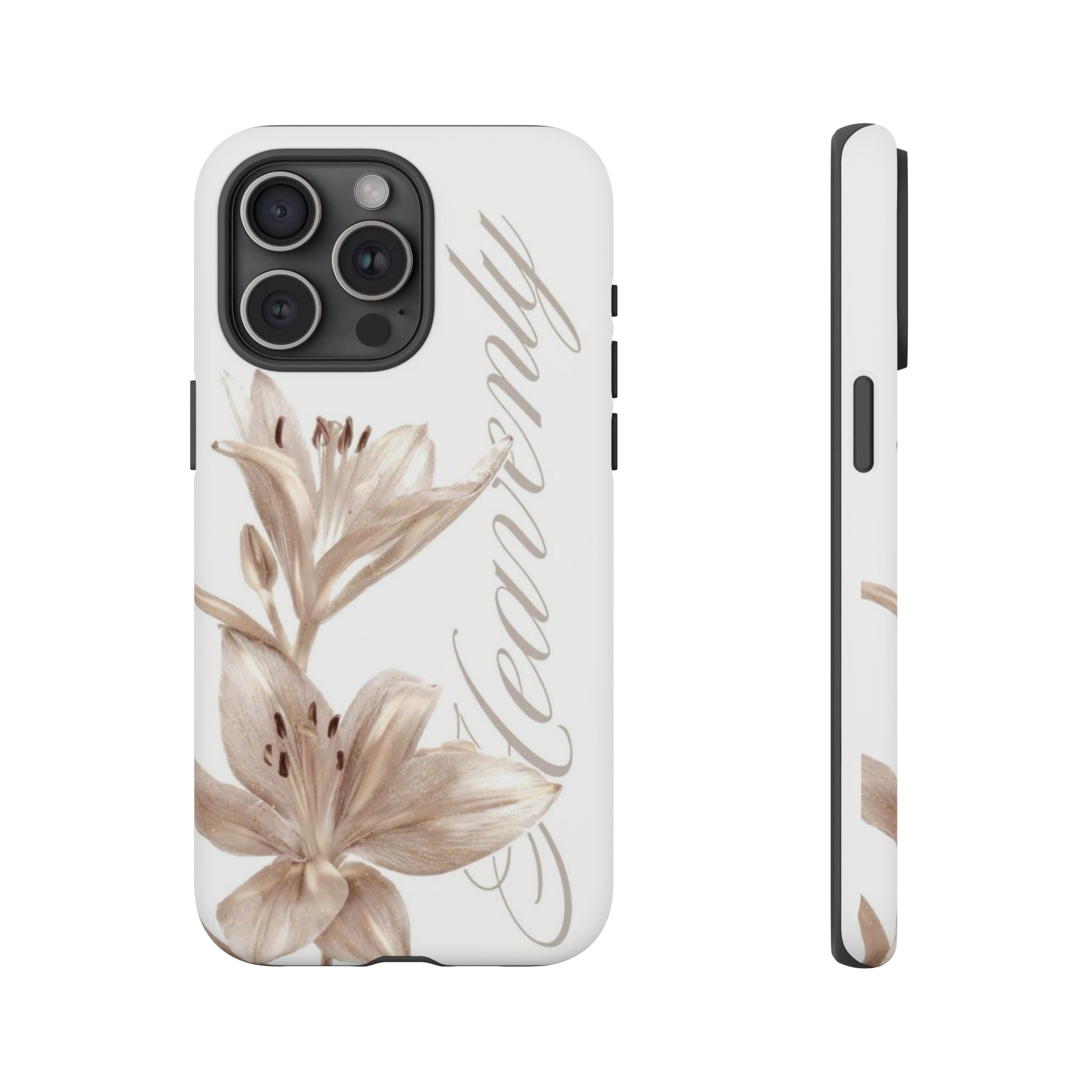 Floral 'Heavenly' Phone Case — Elegant Lily Protective Cover