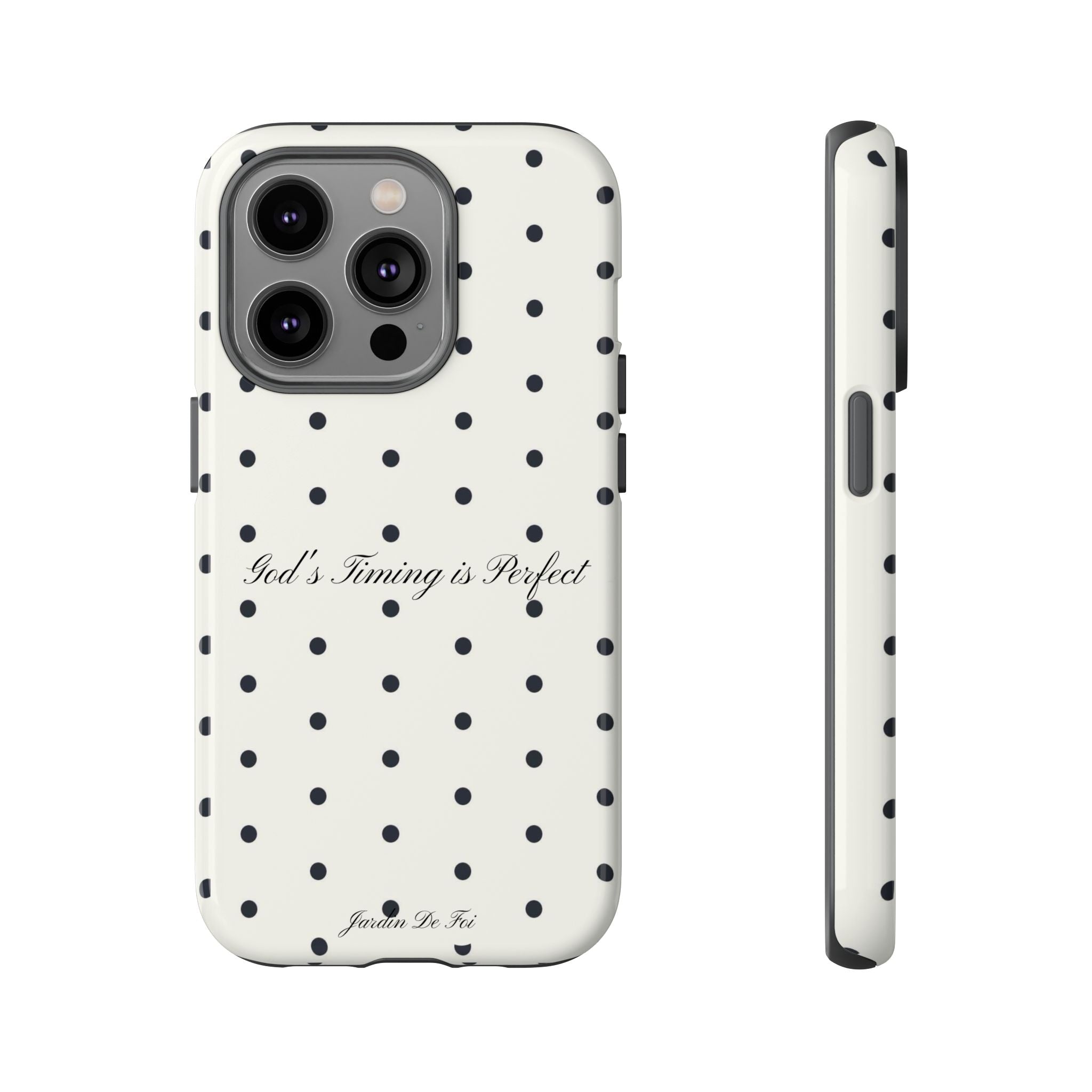 White Polka Dot Case