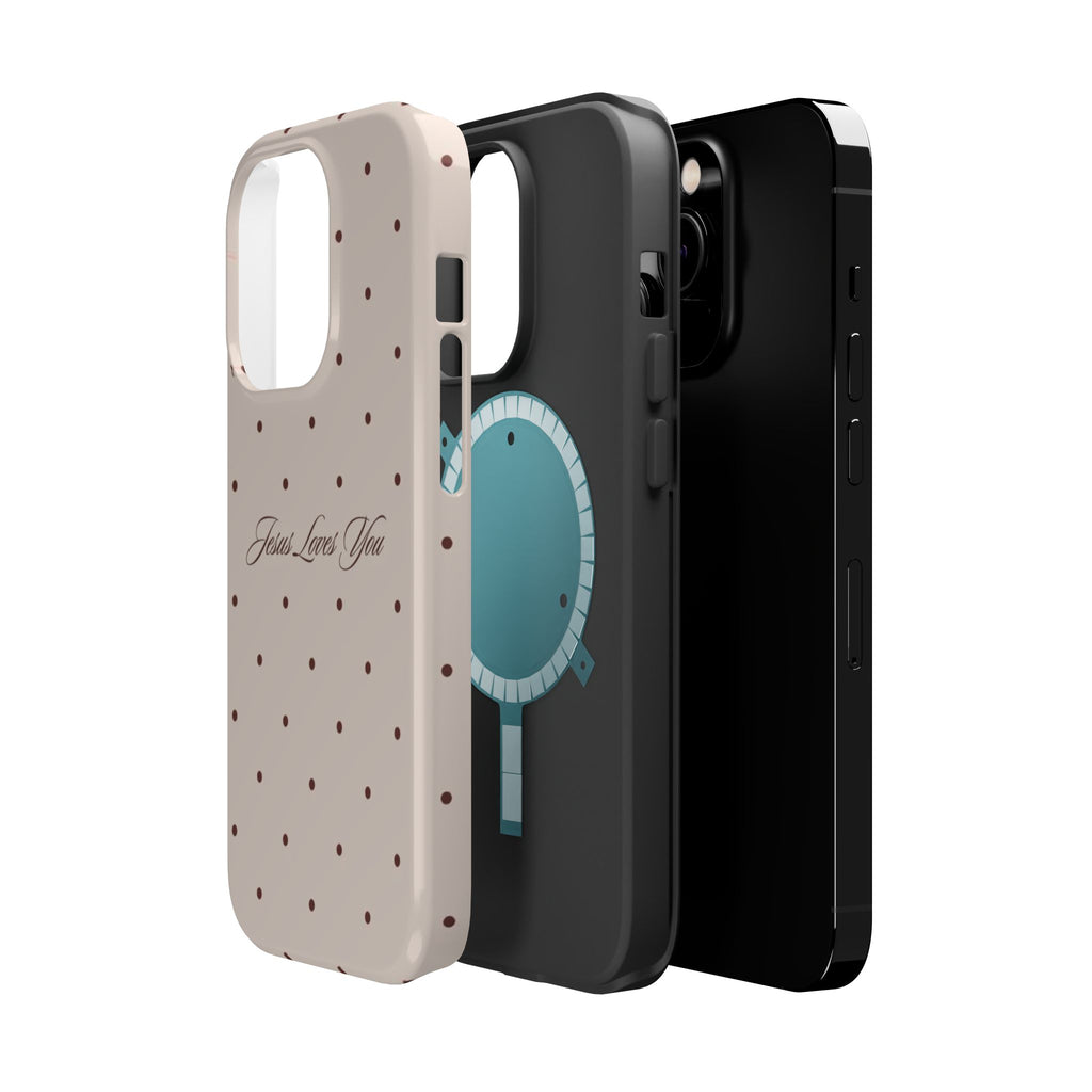 MagSafe Brown Polka Dot