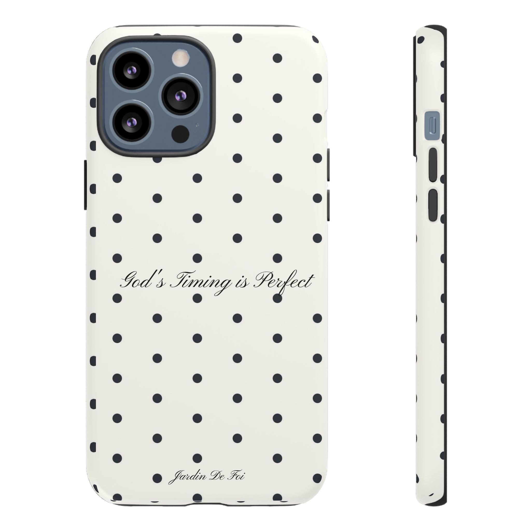 White Polka Dot Case