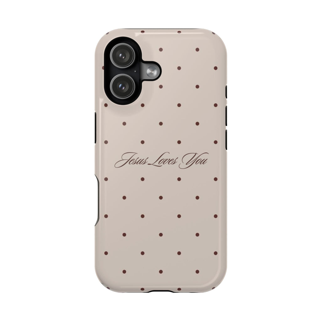 MagSafe Brown Polka Dot