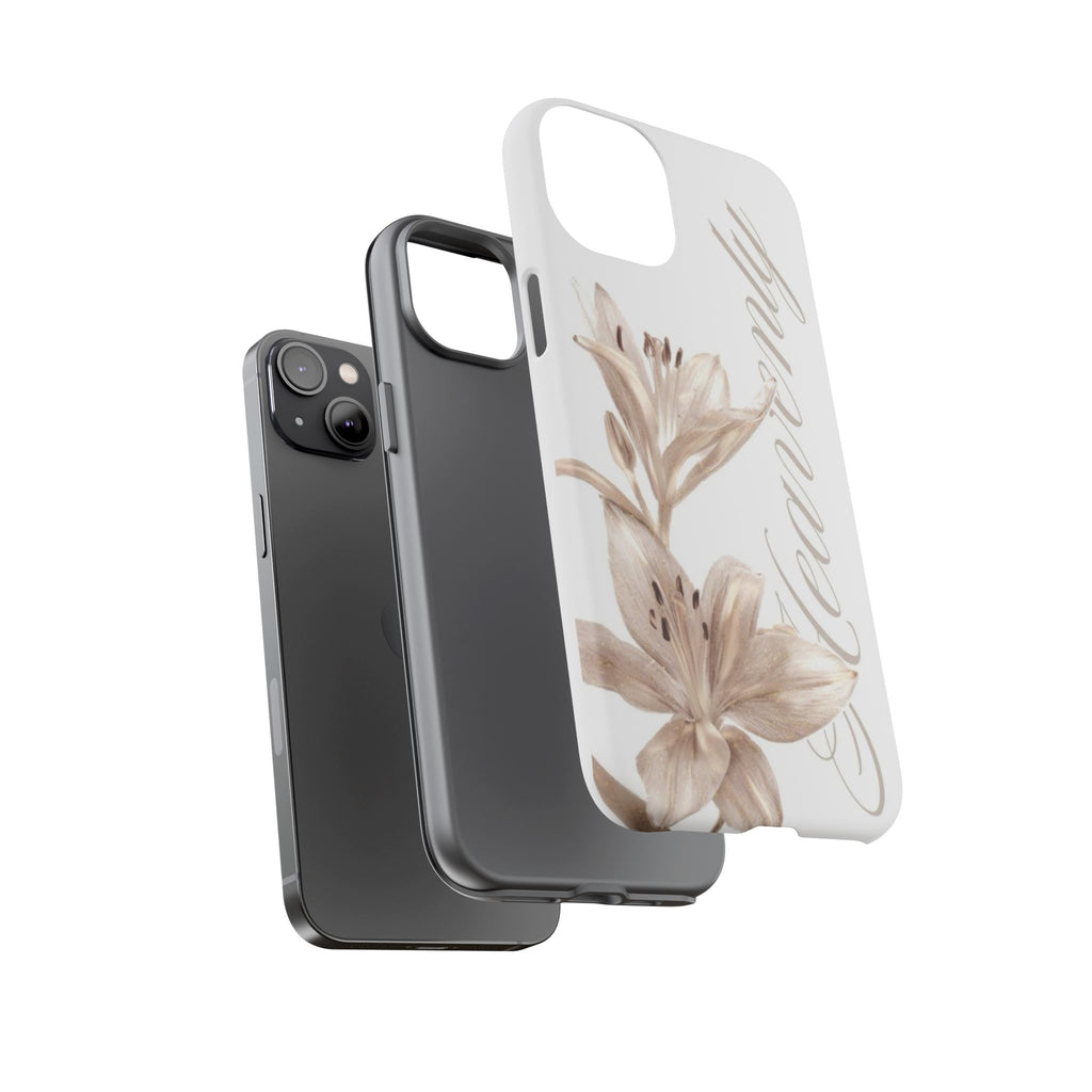 Floral 'Heavenly' Phone Case — Elegant Lily Protective Cover