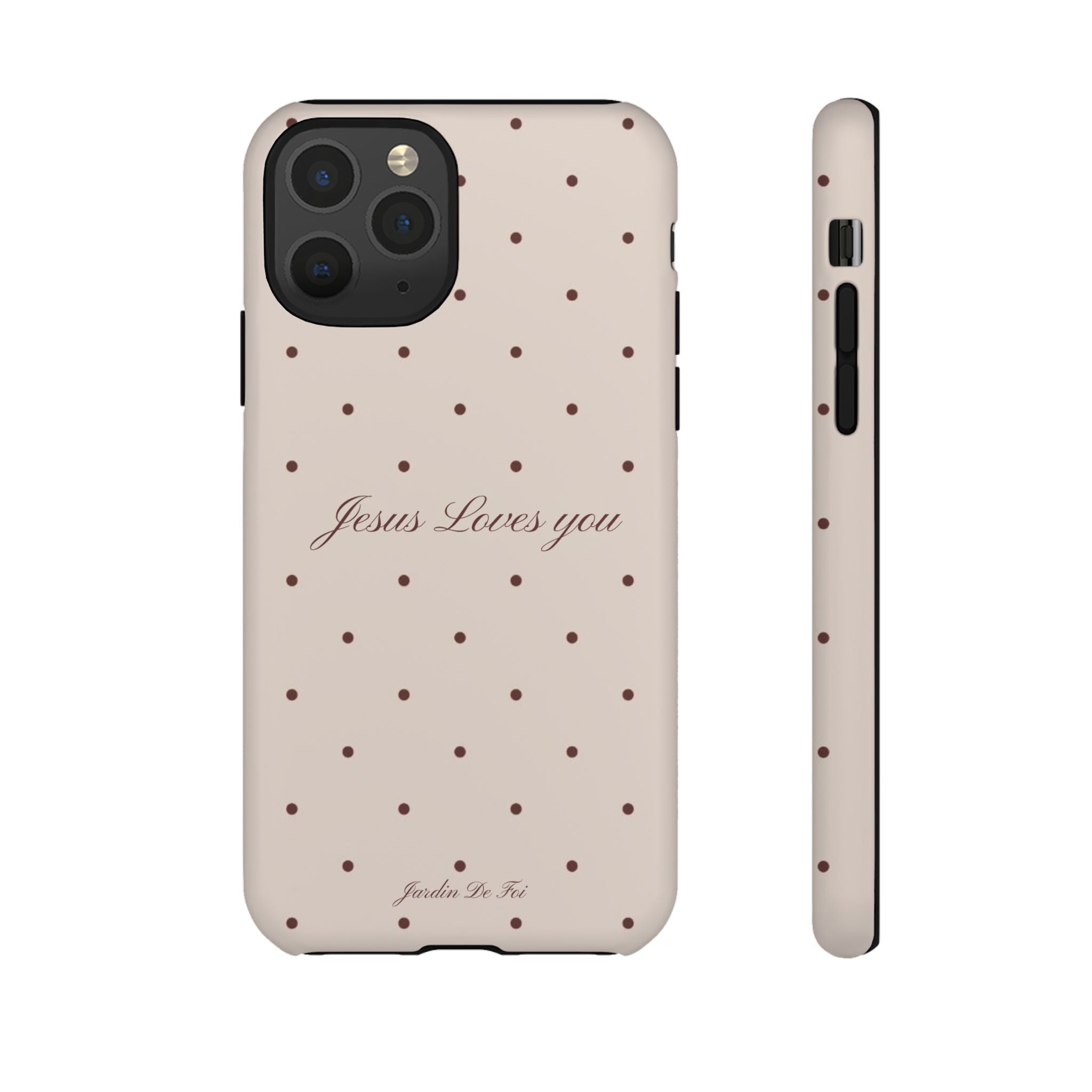 Brown Polka Dot Case
