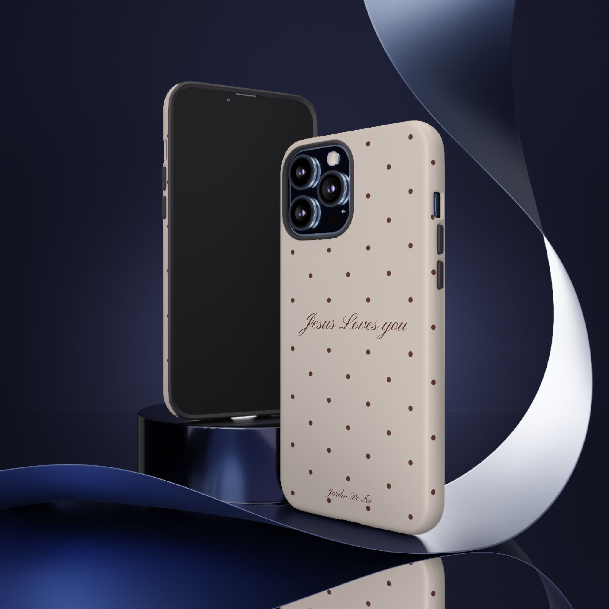 Brown Polka Dot Case